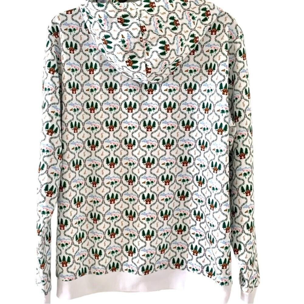 NWT Hill House White Ski Chalet full Zip Hoodie Jacket Size Large